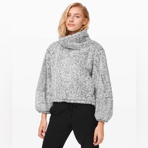 lululemon athletica Gray Plush Fleece Hoodie